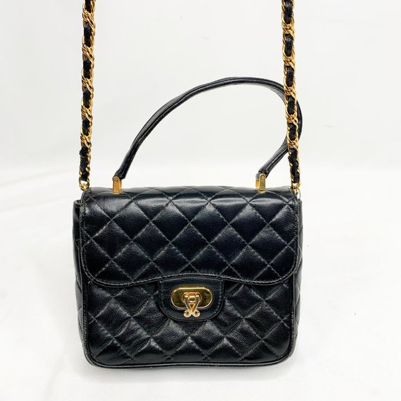 Jay Herbert Handbags - JAY HERBERT Vintage Mini Quilted Crossbody Bag